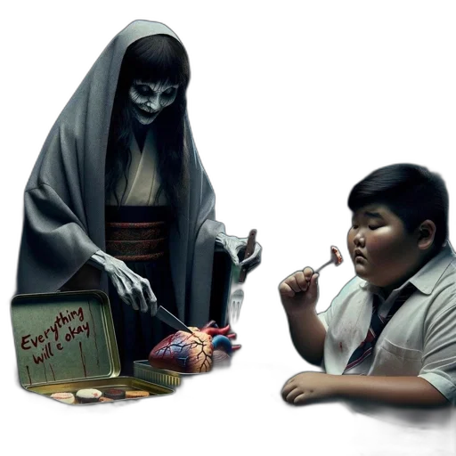 food, creature, mask, concept art transparent PNG cut-out
