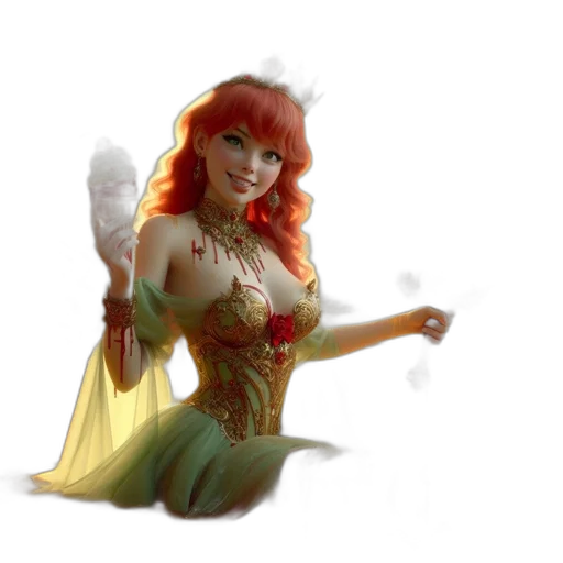 fantasy art, 3d render, concept art, pixel art transparent PNG cut-out