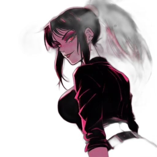 jacket, creature, concept art, anime transparent PNG cut-out