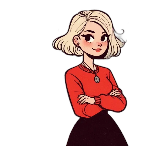 dress, staff, jacket, cartoon transparent PNG cut-out