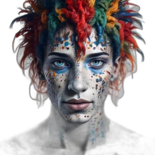 face, mask, crown, jewelry transparent PNG cut-out