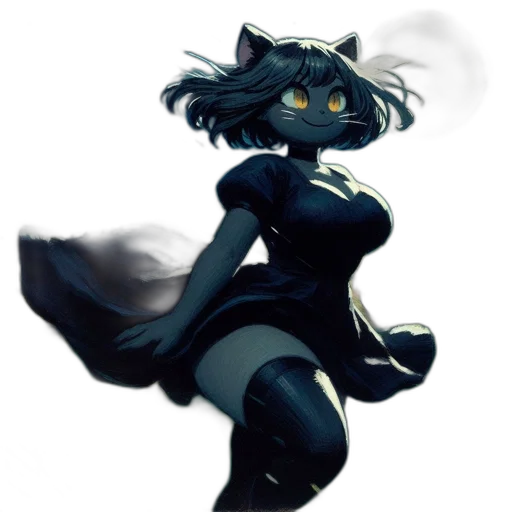 dress, mask, staff, creature transparent PNG cut-out