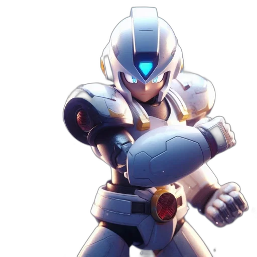 robot, weapon, concept art, 3d render transparent PNG cut-out
