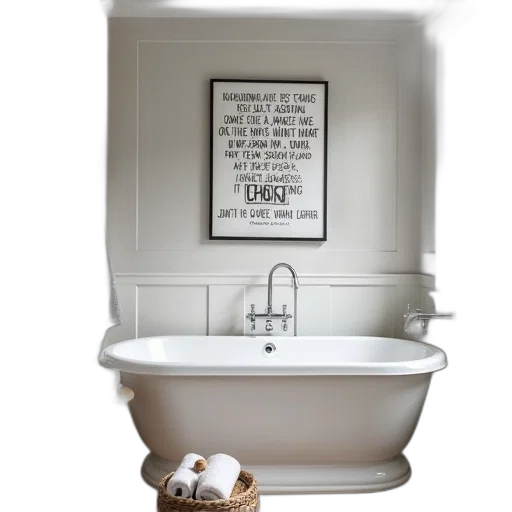 furniture, photorealistic, bathroom, decor transparent PNG cut-out