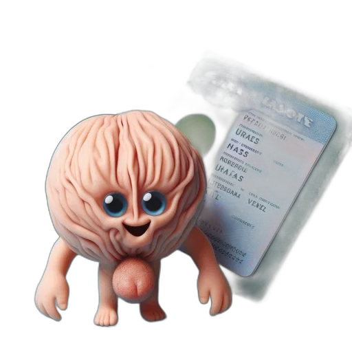 creature, hair, 3d render, concept art transparent PNG cut-out