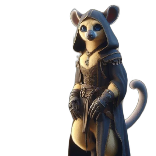 staff, jacket, animal, concept art transparent PNG cut-out