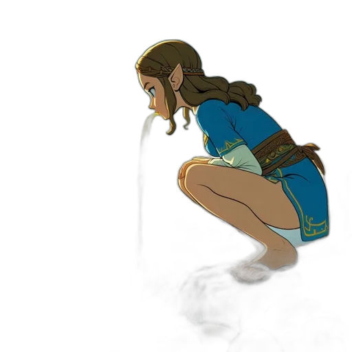 bottle, dress, jewelry, concept art transparent PNG cut-out