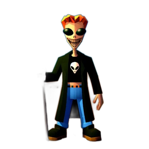 staff, robot, jacket, weapon transparent PNG cut-out