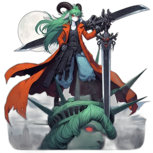 staff, concept art, fantasy art, pixel art transparent PNG cut-out