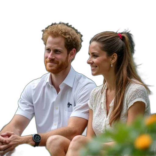 crown, prince, harry, meg transparent PNG cut-out