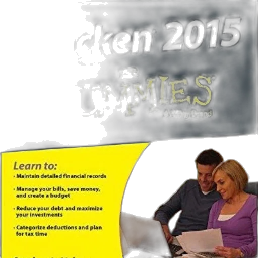 quicken, 2015, dummies, book transparent PNG cut-out