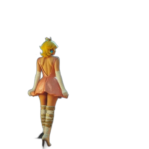 dress, mask, staff, creature transparent PNG cut-out