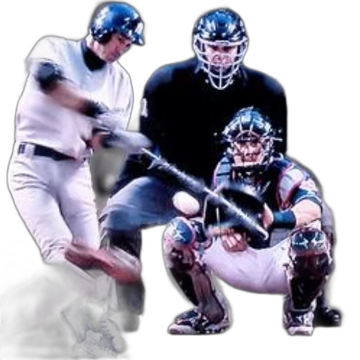 baseball, player, swings, his transparent PNG cut-out