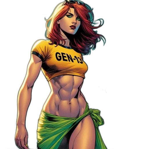comic book art, concept art, cartoon, pixel art transparent PNG cut-out