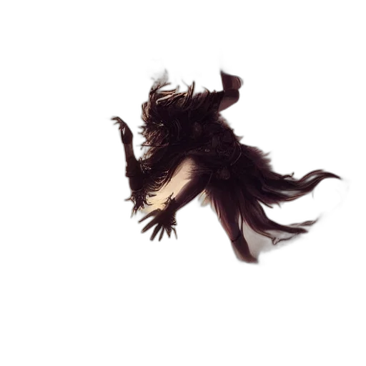 dragon, creature, hair, animal transparent PNG cut-out