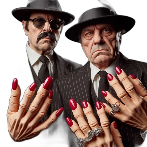 jewelry, two, formally-attired, men transparent PNG cut-out
