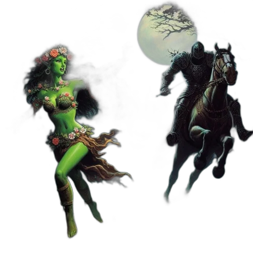 concept art, fantasy art, comic book art, outer space transparent PNG cut-out