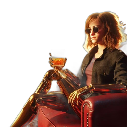 robot, jacket, furniture, weapon transparent PNG cut-out