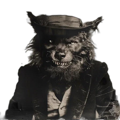 animal, staff, mask, hat transparent PNG cut-out