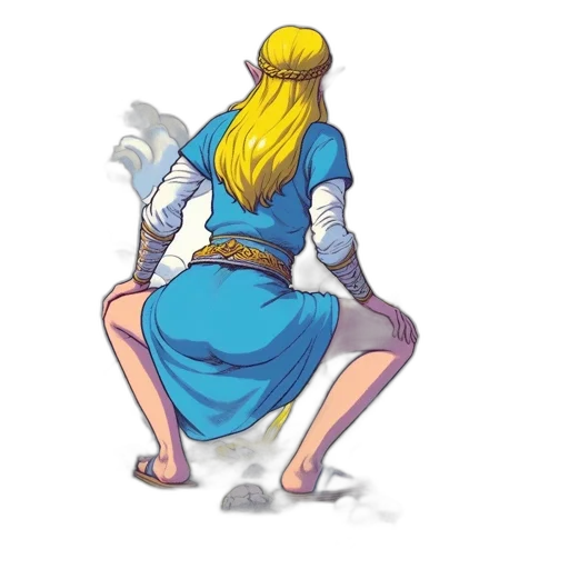 dress, crown, staff, sword transparent PNG cut-out