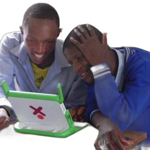 two, young, men, sit transparent PNG cut-out