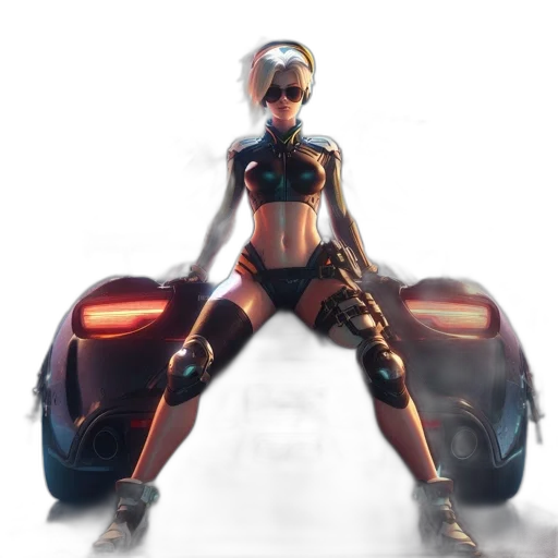 robot, car, weapon, concept art transparent PNG cut-out
