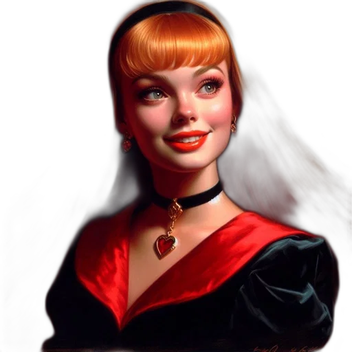 face, jewelry, staff, dress transparent PNG cut-out