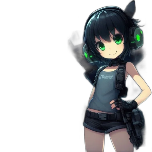 weapon, robot, staff, jacket transparent PNG cut-out