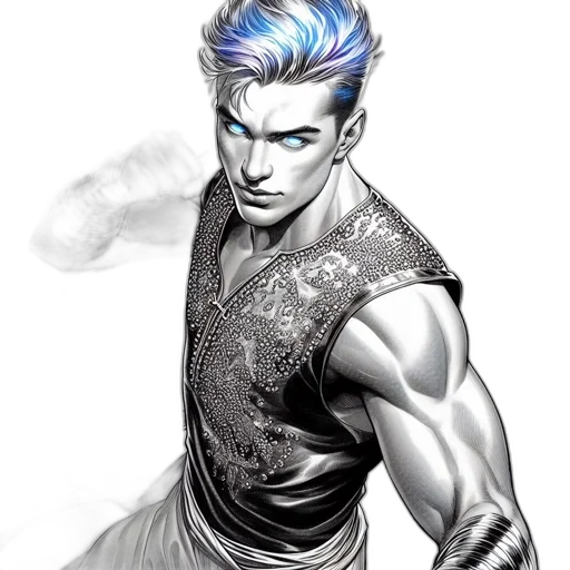 dragon, staff, sword, fantasy art transparent PNG cut-out