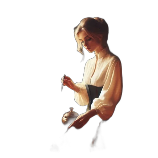 staff, weapon, umbrella, dress transparent PNG cut-out