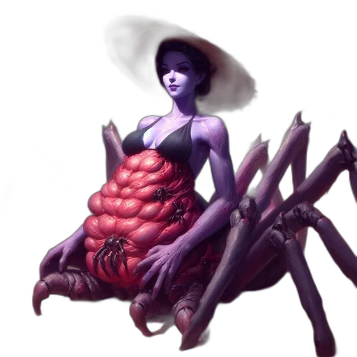 creature, dress, concept art, fantasy art transparent PNG cut-out