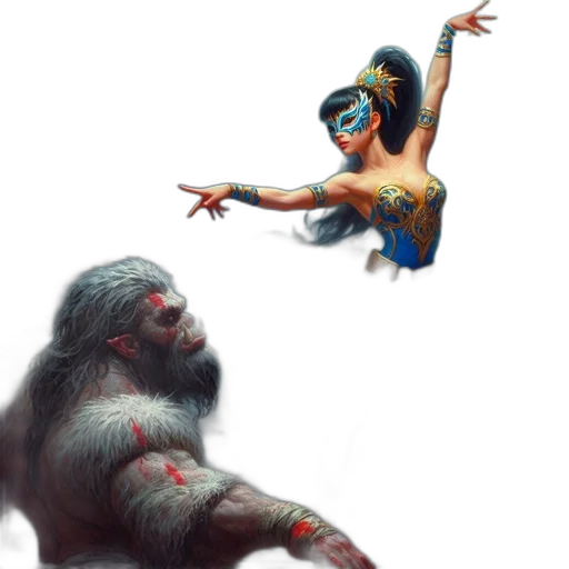 creature, concept art, fantasy art, comic book art transparent PNG cut-out