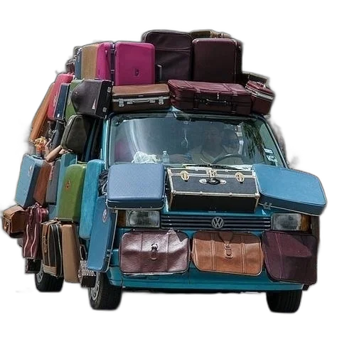 car, furniture, earth tones, colorful transparent PNG cut-out