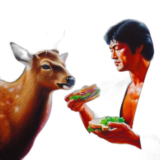 food, animal, photorealistic, concept art transparent PNG cut-out