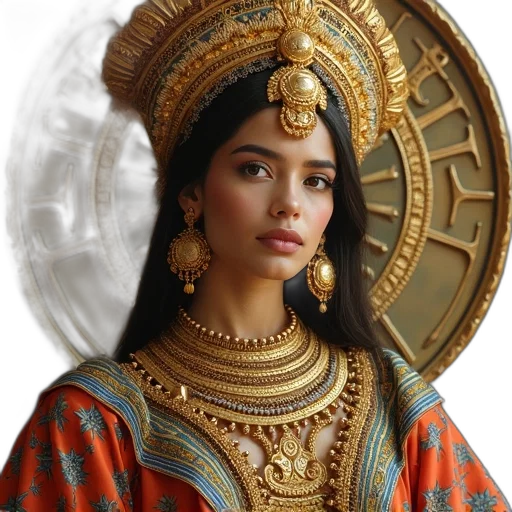 jewelry, crown, face, sword transparent PNG cut-out