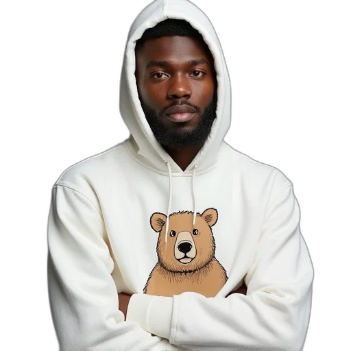 jacket, animal, man, wearing transparent PNG cut-out