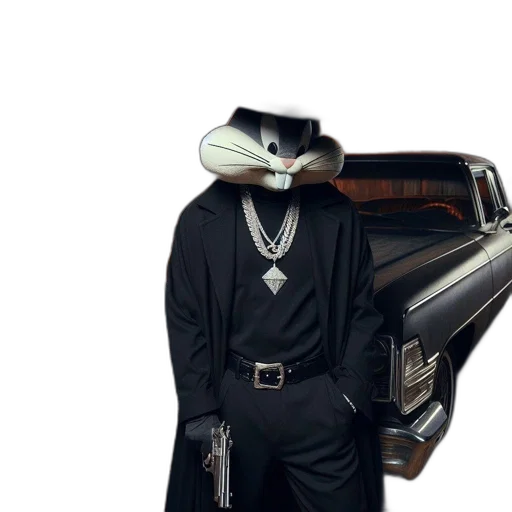 jacket, robot, hat, car transparent PNG cut-out