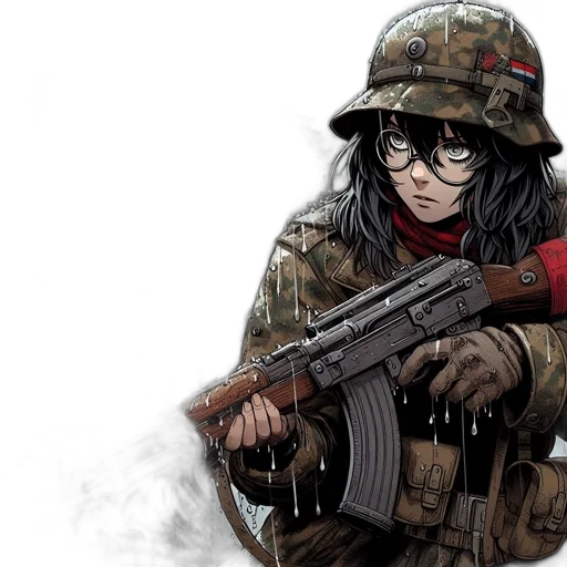 weapon, comic book art, anime, concept art transparent PNG cut-out