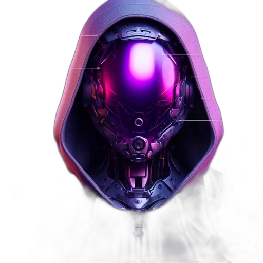 robot, mask, face, creature transparent PNG cut-out