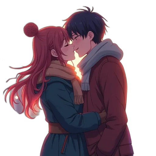 jacket, anime, watercolor, pixel art transparent PNG cut-out