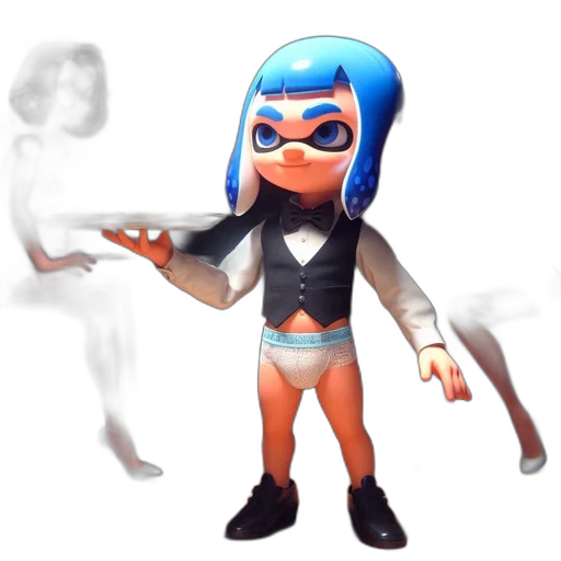 weapon, staff, dress, mask transparent PNG cut-out