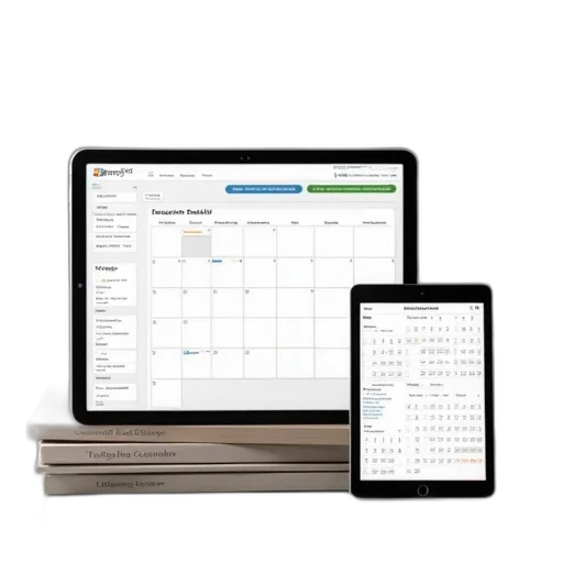 microsoft, calendar, displayed, three transparent PNG cut-out