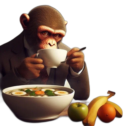 food, animal, 3d render, concept art transparent PNG cut-out
