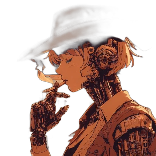 robot, hat, weapon, mask transparent PNG cut-out