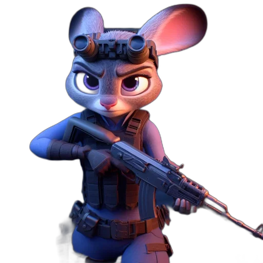 weapon, animal, staff, jacket transparent PNG cut-out