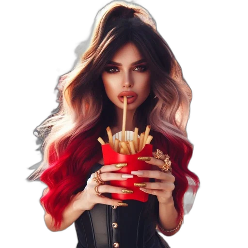 food, photorealistic, fantasy art, cartoon transparent PNG cut-out