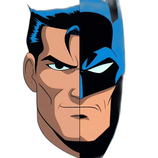 mask, face, comic book art, cartoon transparent PNG cut-out