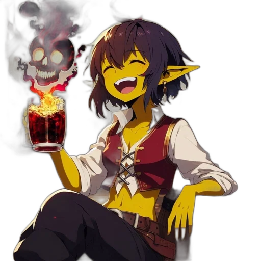 dragon, staff, mask, pixel art transparent PNG cut-out