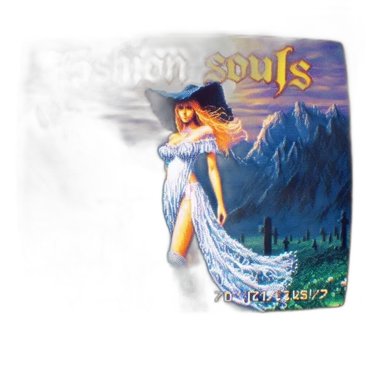 fantasy art, concept art, vintage, 1997 transparent PNG cut-out