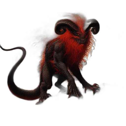 dragon, creature, animal, staff transparent PNG cut-out
